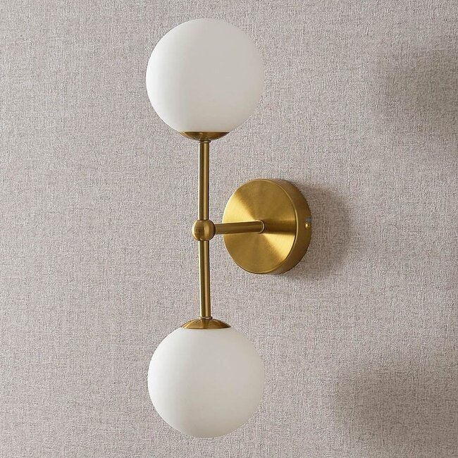 Applique moderne à 2 lumières Runda - doré