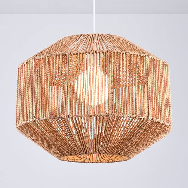 Suspension bohème Papel - corde tressée à la main