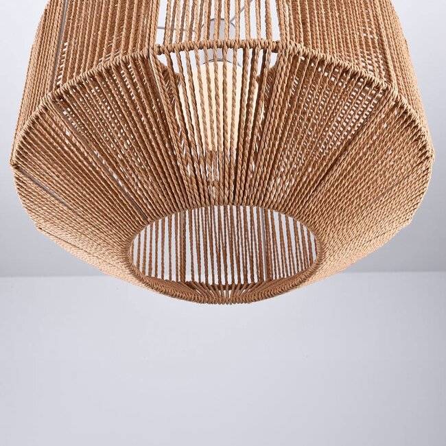 Suspension bohème Papel - corde tressée à la main