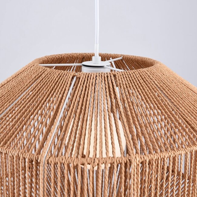 Suspension bohème Papel - corde tressée à la main