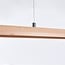 Suspension en bois Liora à intensité variable - allongée avec LED intégrée