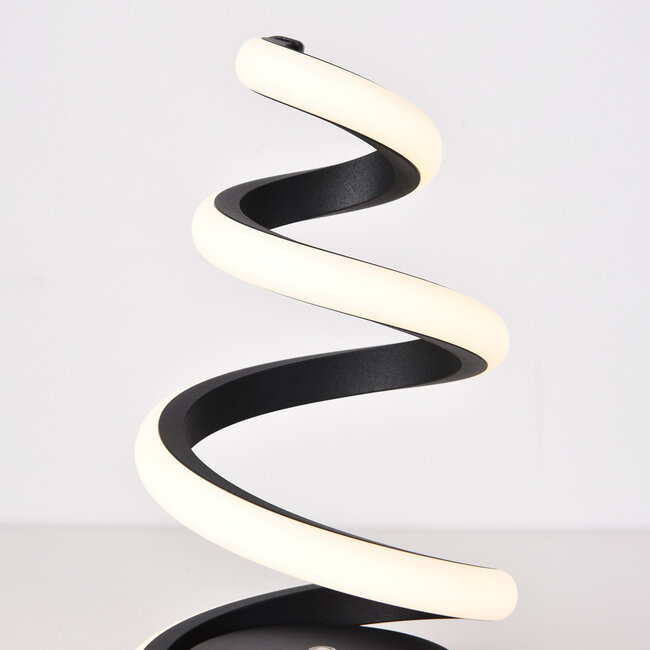 Lampe de table en forme de spirale avec LED dimmables à 3 niveaux – Borja
