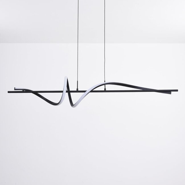 Suspension design noire avec LEDs dimmables - Ches