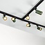 Kit rail monophasé de 1,5 mètre, spots Romain vert olive