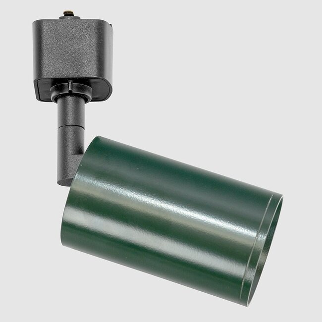 Système de rail monophasé 1,5 mètres - Romain noir avec vert sapin