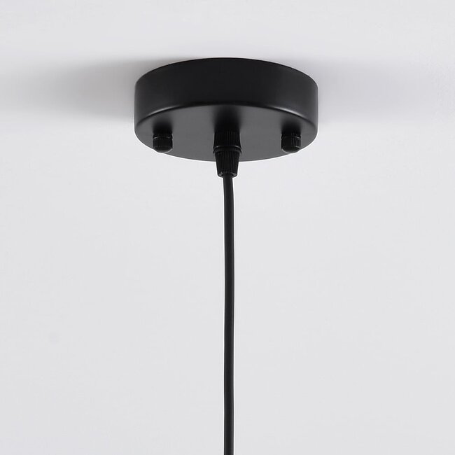 Suspension Laure - verre ambré, globe Art déco sphérique