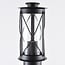 Lampe d'extérieur sur pied Lucia en acier inoxydable noir - 40 cm