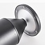 Lampe d'extérieur sur pied Ailo noire à LED intégrée - 50 cm