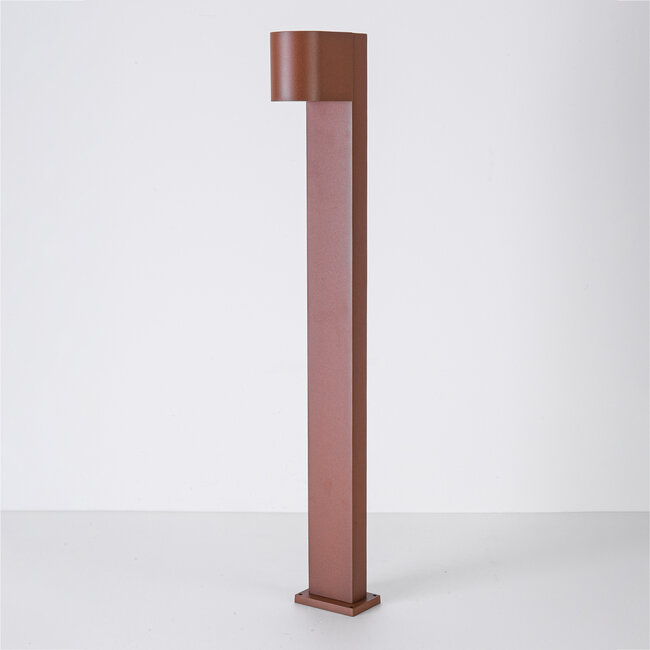 Lampadaire industriel Simone - brun rouille 70 cm