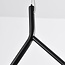 Suspension asymétrique à 2 lumières Dexter - verre fumé effet miroir, noir