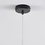 Suspension asymétrique à 2 lumières Dexter - verre fumé effet miroir, noir