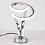 Lampe de table design dimmable Silke en chrome