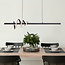 Suspension design Merle à intensité variable - gris foncé avec LED intégrée