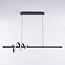 Suspension design Merle à intensité variable - gris foncé avec LED intégrée