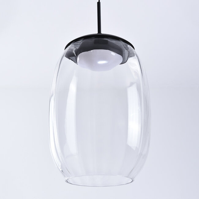Suspension Isra à intensité variable - verre transparent