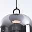 Suspension en verre fumé avec dégradé et LED dimmables sur 3 niveaux - Melody
