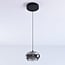 Suspension Amani en verre fumé avec variateur à 3 niveaux