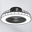 Ventilateur de plafond Rotar avec LED intégrée et télécommande