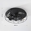 Ventilateur de plafond industriel Fistik - noir avec fonction été/hiver