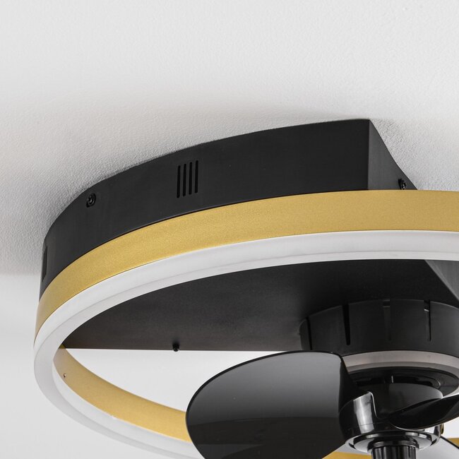 Ventilateur de plafond Lichi avec LED intégrée et télécommande