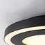 Plafonnier rond Macy à deux points lumineux, variateur à 3 niveaux