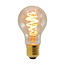 Kit guirlande guinguette, ampoules 5W spirale croissant, verre ambré, dimmables
