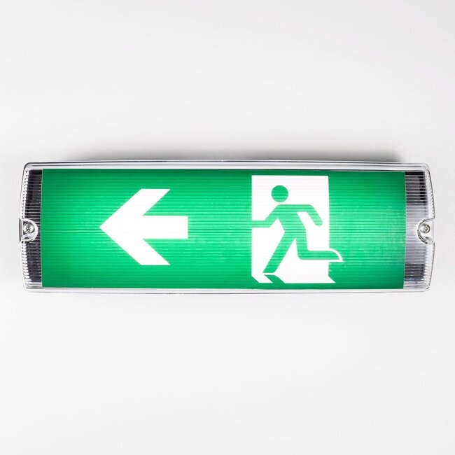 Eclairage de secours avec abat-jour transparent OTG-KL-1, 6000K, noir