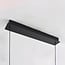 Suspension Kyo 6 lumières en noir et doré