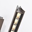 Suspension Miyo à intensité variable - gris brossé avec LED intégrée