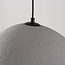 Suspension Wabi Sabi Cemento gris effet pierre - 38 cm