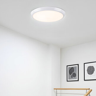 Plafonnier blanc Ø25,5 cm avec température de couleur réglable