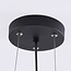 Suspension industrielle Cerise 3 lumières - métal noir avec abat-jour perforé