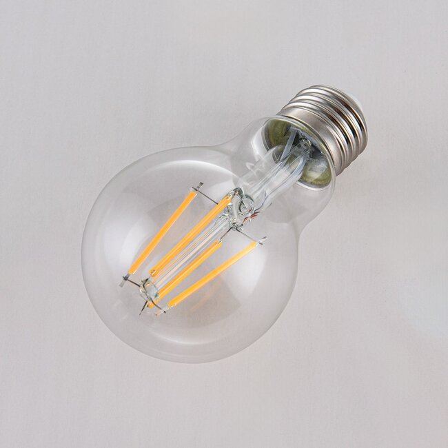 Ampoule à filament 4,5W & 7W, 2700K, verre clair Ø60, dimmable à 3 niveaux