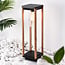 Lampe d'extérieur sur pied Paca aspect bois