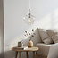 Lampe suspendue à 1 lumière Trinidad avec verre transparent - variante 3