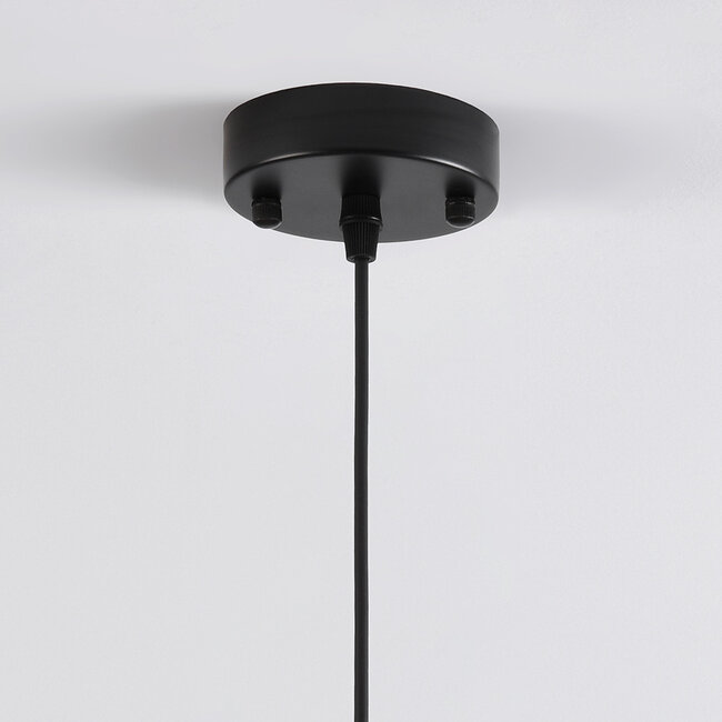 Lampe suspendue à 1 lumière Sofie - verre oblong