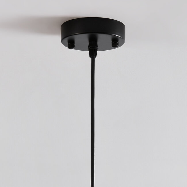 Lampe suspendue à 1 lumière Sita - verre large