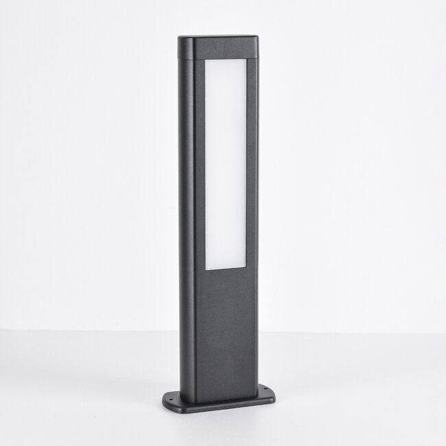 Lampe d'extérieur sur pied Stein noire à LED intégrée