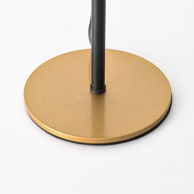 Lampe de table à 2 lumières Chase - verre fumé à effet miroir