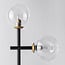 Lampe à poser 2 lumières Chase - verre transparent