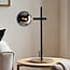 Lampe à poser Glenn - verre fumé à effet miroir