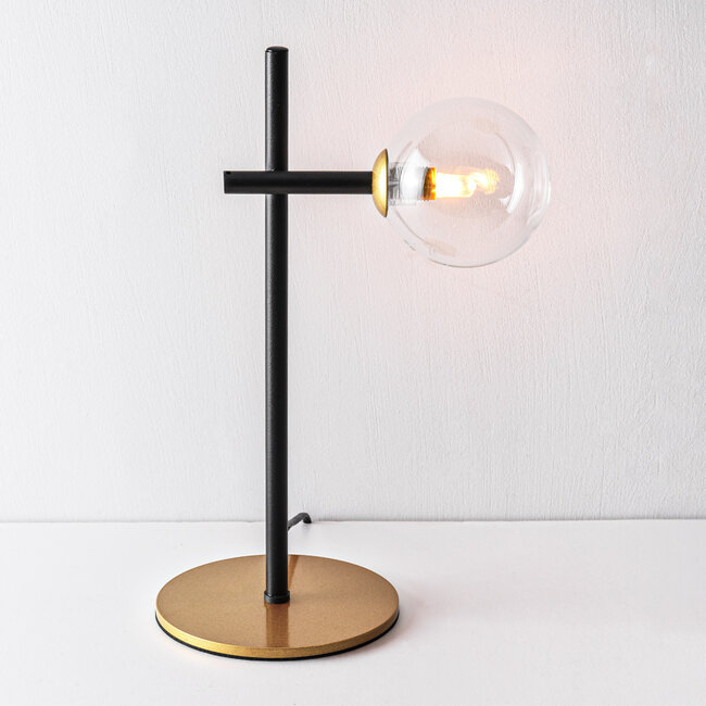 Lampe de table Glenn - verre transparent