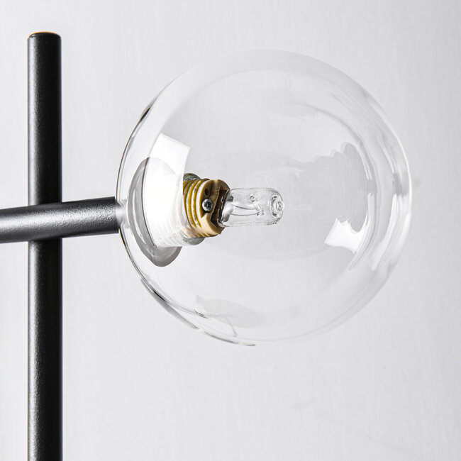 Lampe de table Glenn - verre transparent