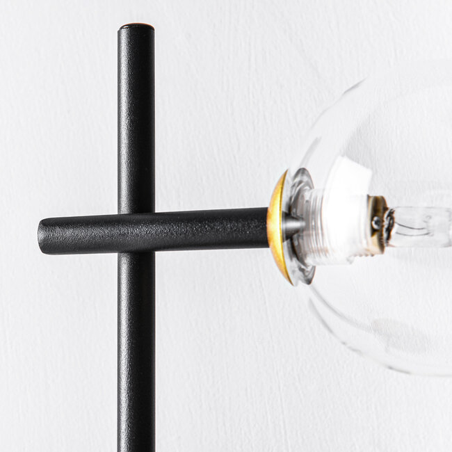 Lampe de table Glenn - verre transparent