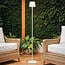 Lampadaire rechargeable Jytte blanc - intensité variable