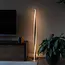 Lampadaire torsadé Locke en noir