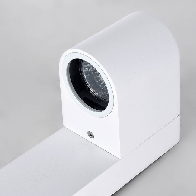 Lampadaire industriel blanc, 50 cm - Simone