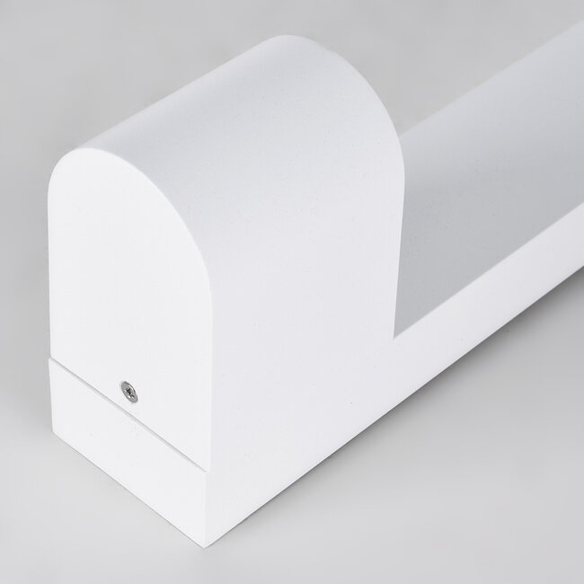 Lampadaire industriel blanc, 50 cm - Simone