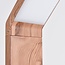 Lampe d'extérieur sur pied Francesco aspect bois foncé à LED - 50 cm