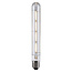 Ampoule tube LED E27 dimmable, verre transparent 22,5 cm (2700K)